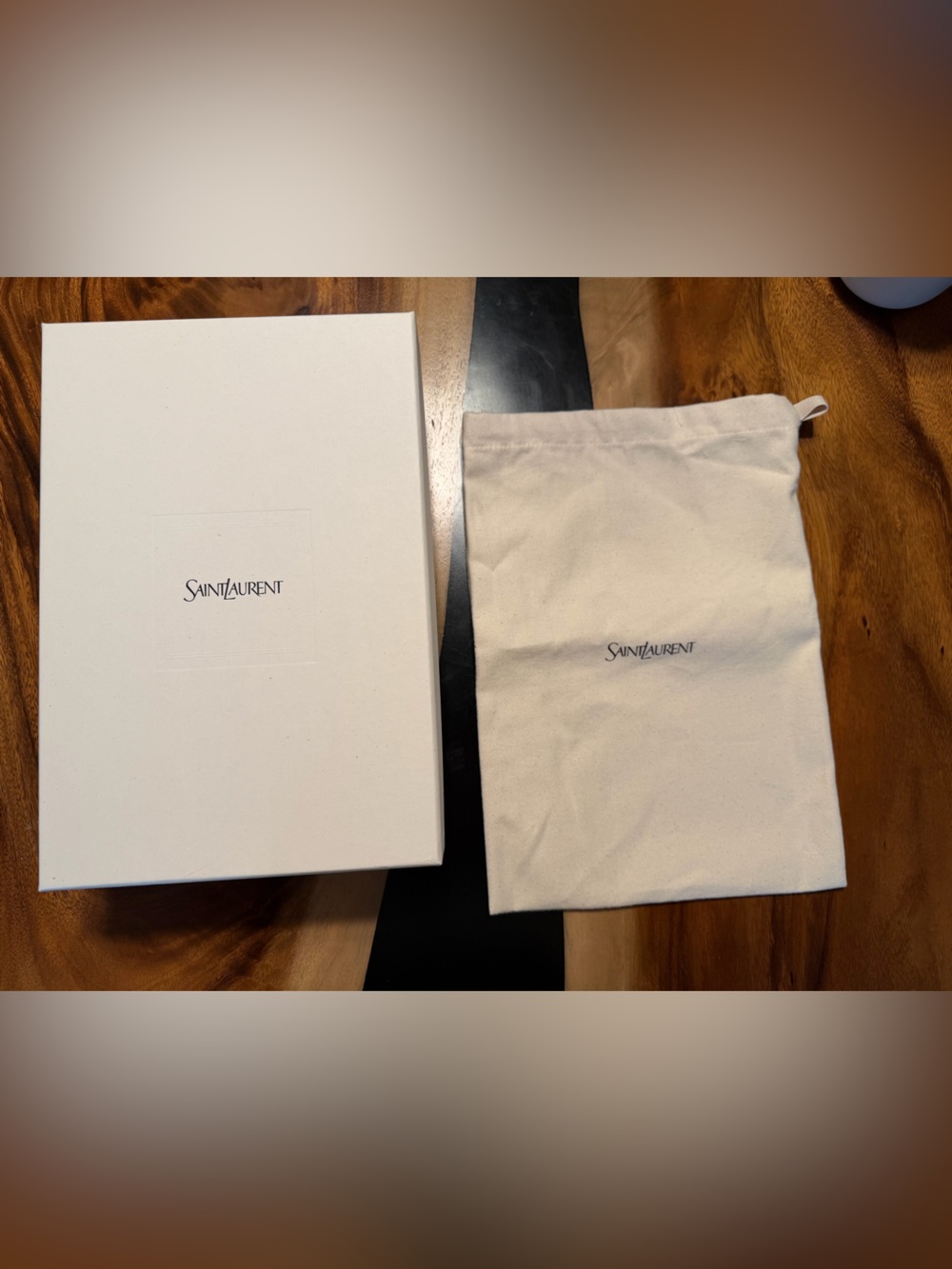 Saint Laurent Shoe Box & Dust Bag